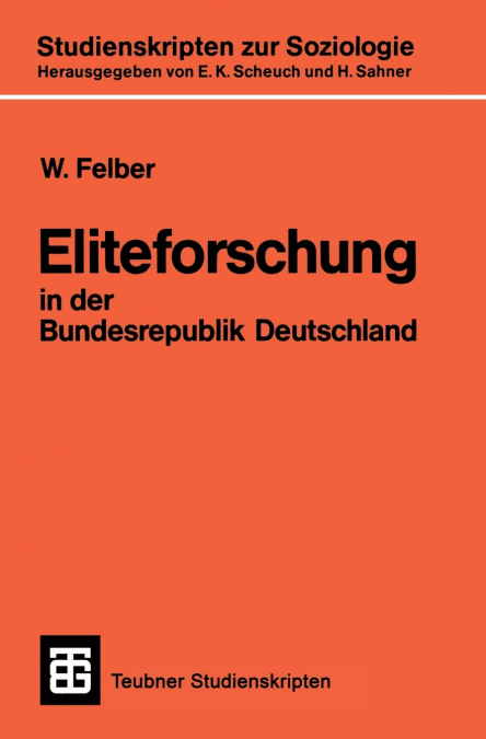Eliteforschung in der Bundesrepublik Deutschland