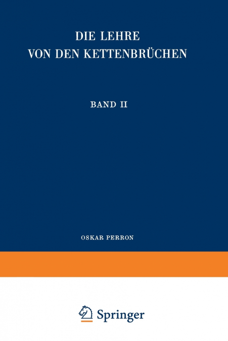 Die Lehre Von Den Kettenbruchen