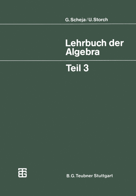 Lehrbuch Der Algebra
