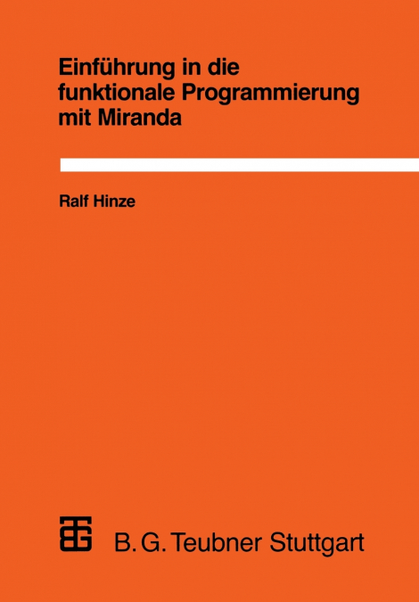 Einfuhrung in Die Funktionale Programmierung Mit Miranda