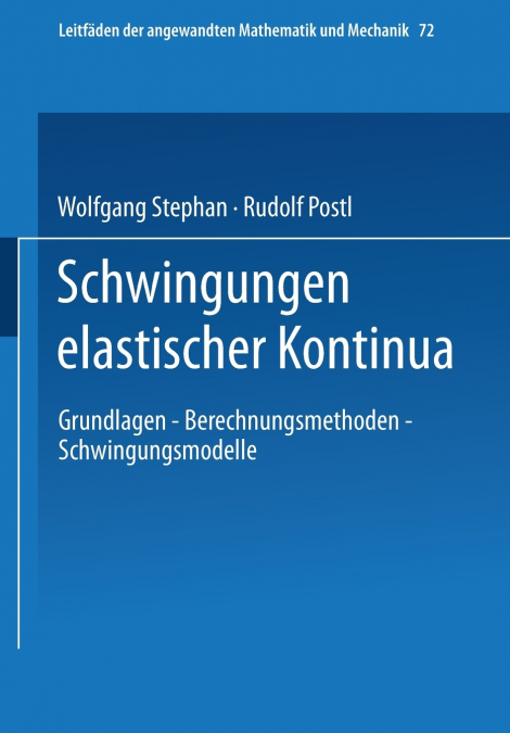 Schwingungen elastischer Kontinua