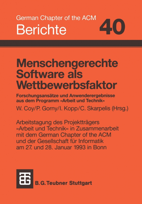 Menschengerechte Software als Wettbewerbsfaktor