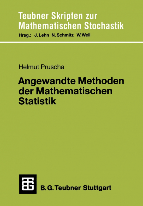 Angewandte Methoden Der Mathematischen Statistik