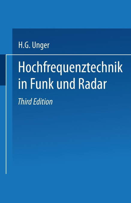 Hochfrequenztechnik in Funk und Radar