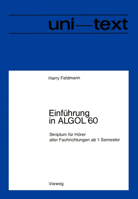 Einführung in ALGOL 60