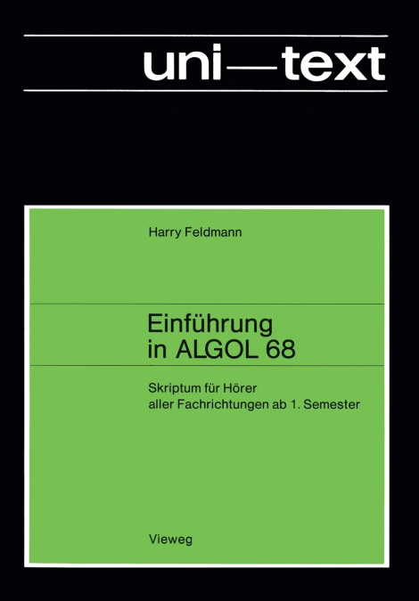 Einführung in ALGOL 68