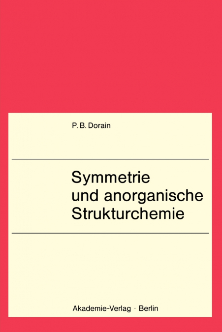 Symmetrie und anorganische Strukturchemie