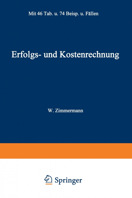Erfolgs- Und Kostenrechnung