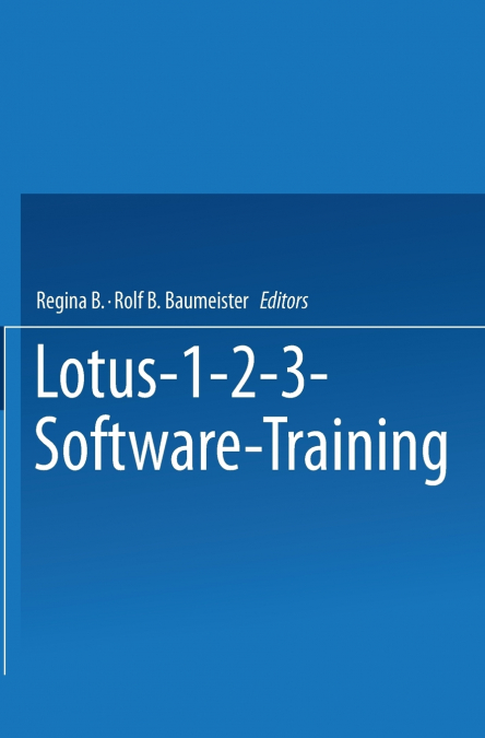 Lotus 1-2-3 Software Training