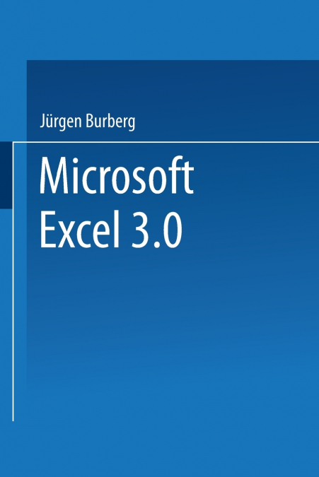 Microsoft® Excel 3. 0