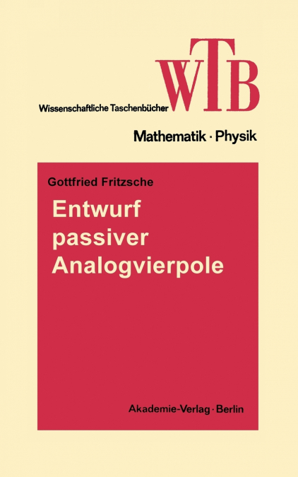 Entwurf Passiver Analogvierpole