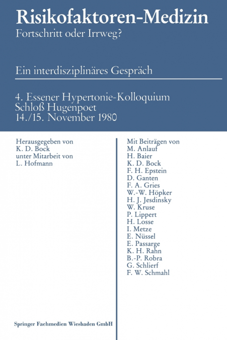Risikofaktoren - Medizin