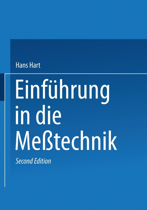 Einfuhrung in Die Messtechnik