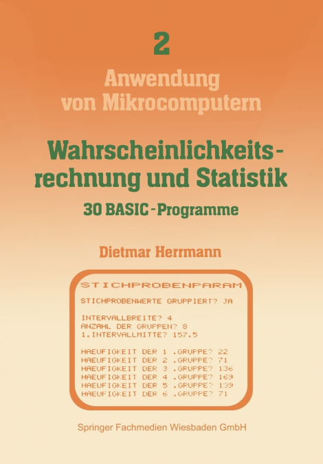 Wahrscheinlichkeitsrechnung Und Statistik - 30 Basic-Programme