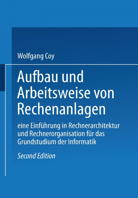 Aufbau Und Arbeitsweise Von Rechenanlagen