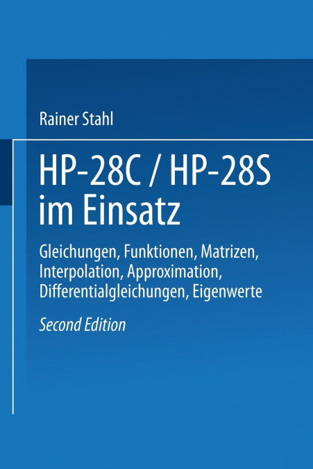 HP-28c / Hp28s Im Einsatz