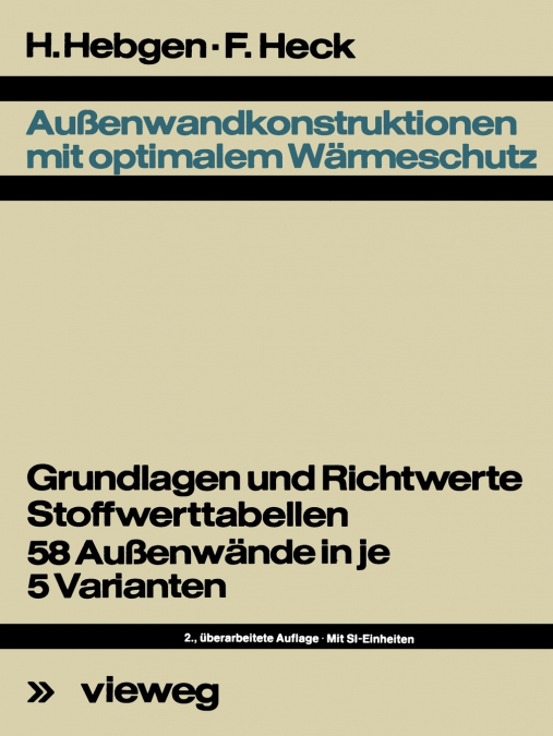 Aussenwandkonstruktionen Mit Optimalem Warmeschutz