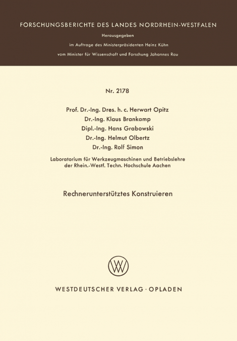 Rechnerunterstutztes Konstruieren