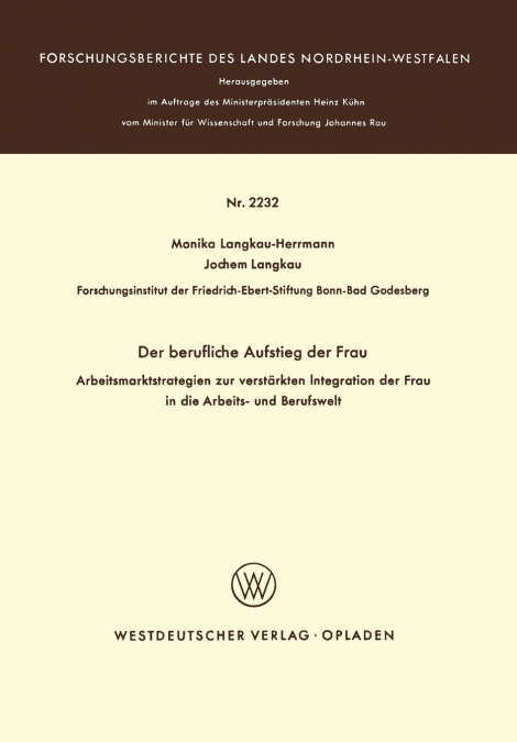 Der berufliche Aufstieg der Frau