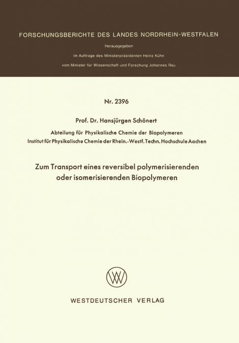 Zum Transport Eines Reversibel Polymerisierenden Oder Isomerisierenden Biopolymeren