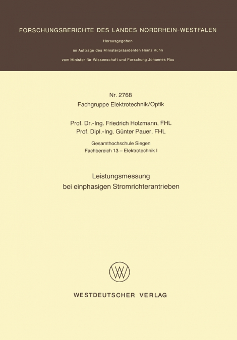 Leistungsmessung bei einphasigen Stromrichterantrieben