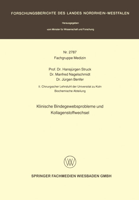 Klinische Bindegewebsprobleme und Kollagenstoffwechsel