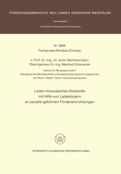 Laden mineralischer Rohstoffe mit Hilfe von Ladekörpern an parallel geführten Förderereinrichtungen