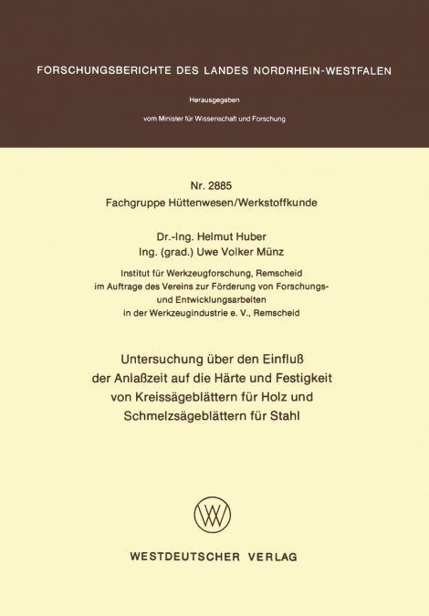 Untersuchung Uber Den Einfluss Der Anlasszeit Auf Die Harte Und Festigkeit Von Kreissageblattern Fur Holz Und Schmelzsageblattern Fur Stahl