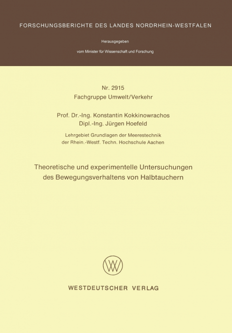 Theoretische und experimentelle Untersuchungen des Bewegungsverhaltens von Halbtauchern