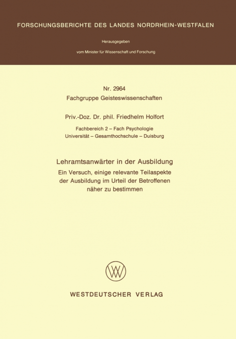 Lehramtsanwärter in der Ausbildung