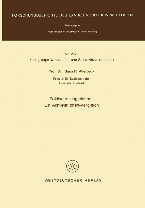 Politische Ungleichheit