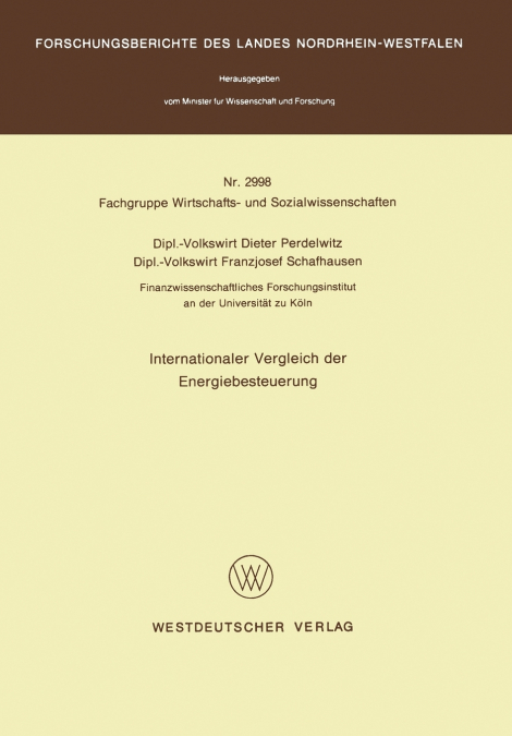 Internationaler Vergleich Der Energiebesteuerung