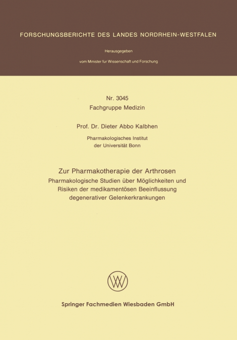 Zur Pharmakotherapie Der Arthrosen