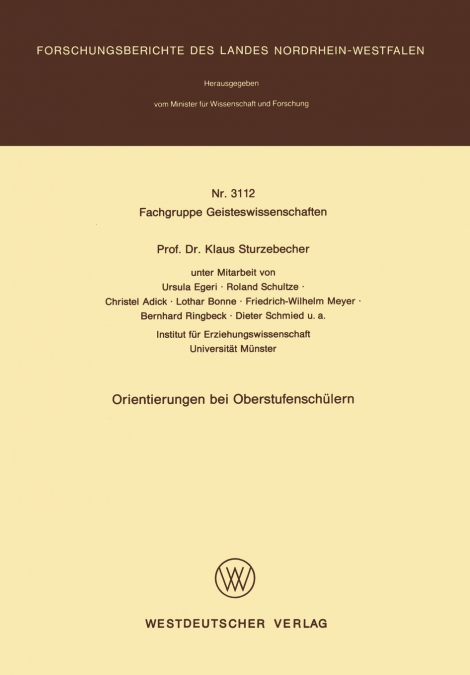 Orientierungen bei Oberstufenschülern