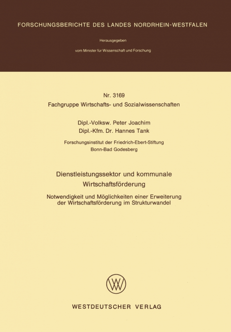 Dienstleistungssektor und kommunale Wirtschaftsförderung