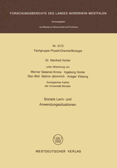 Soziale Lern- und Anwendungssituationen
