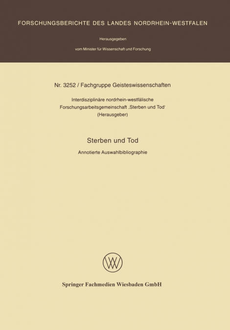 Sterben und Tod