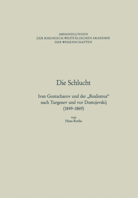 Die Schlucht