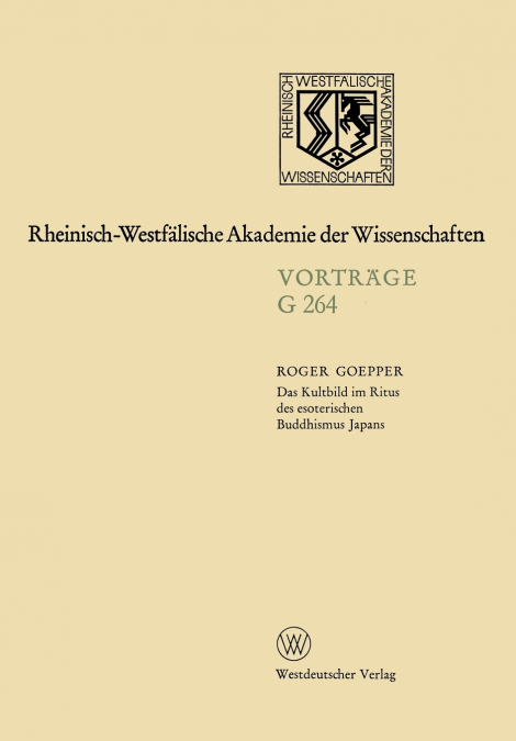 Das Kultbild Im Ritus Des Esoterischen Buddhismus Japans