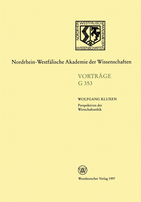 Perspektiven der Wirtschaftsethik