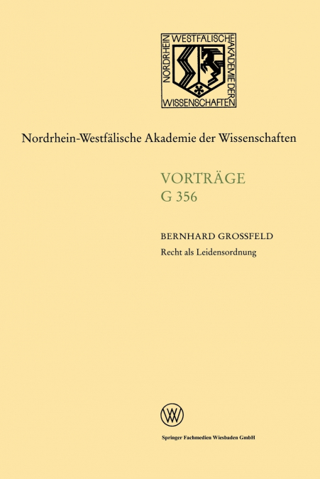 Recht als Leidensordnung