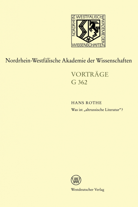 Was ist „altrussische Literatur'?