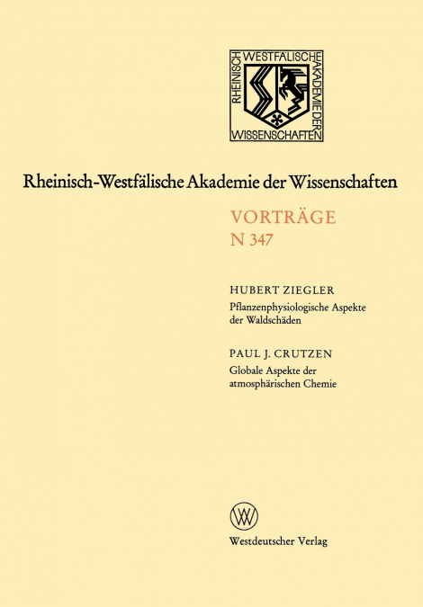 Rheinisch-Westfalische Akademie Der Wissenschaften