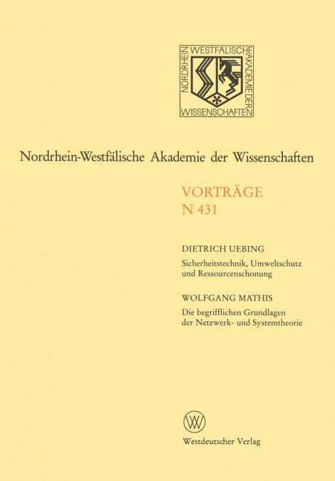 Nordrhein-Westfalische Akademie Der Wissenschaften