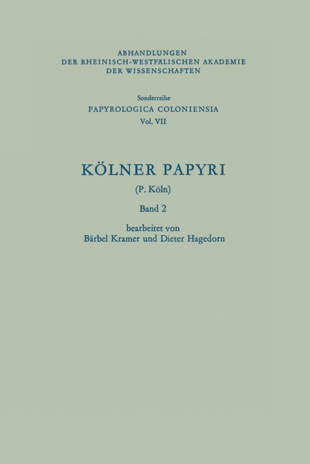 Kölner Papyri