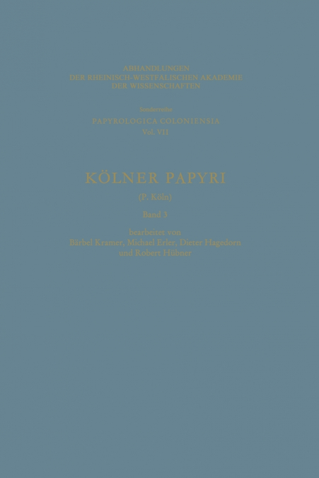 Kölner Papyri