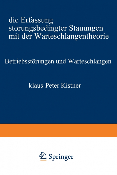 Betriebsstorungen Und Warteschlangen