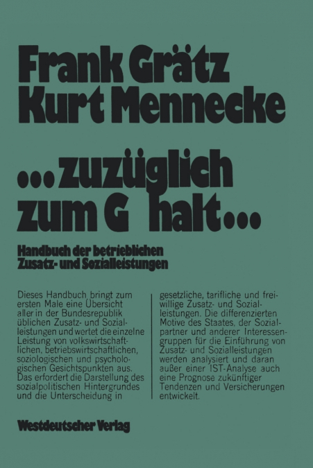 ...zuzüglich zum Gehalt...