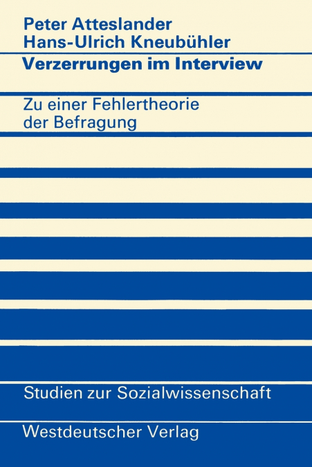 Verzerrungen im Interview