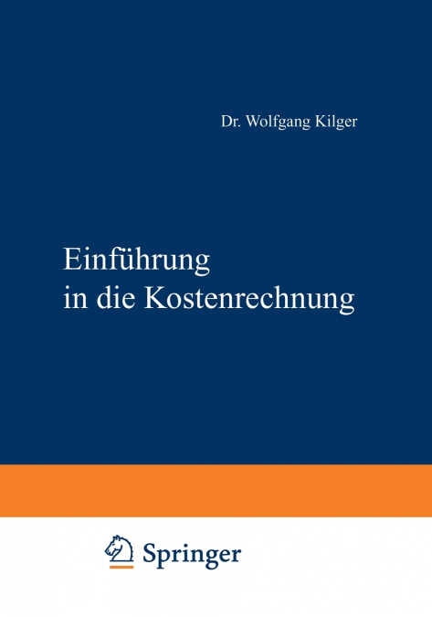 Einführung in die Kostenrechnung